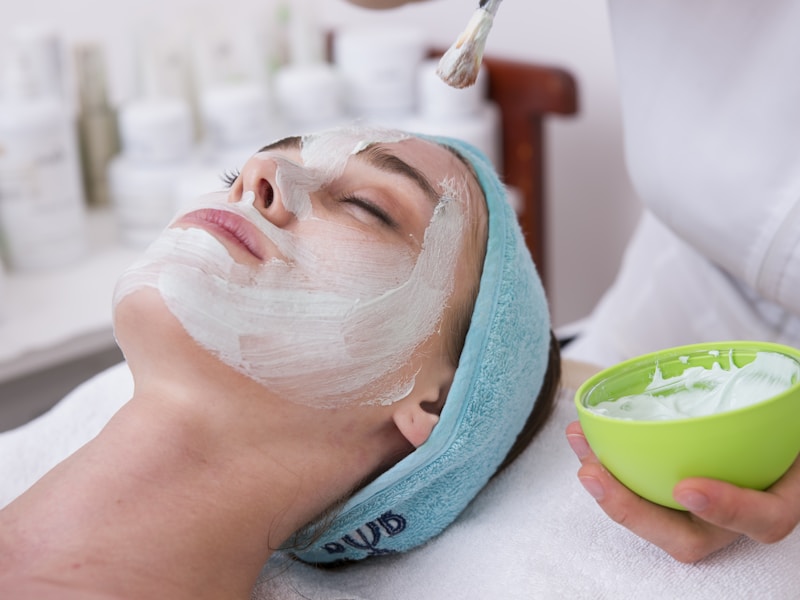 Professional Botox injection treatment in a clinical setting